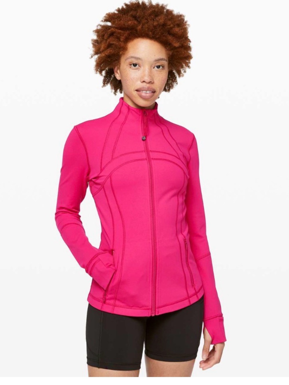 Lululemon Define Jacket Calypso Pink Luon Size 8